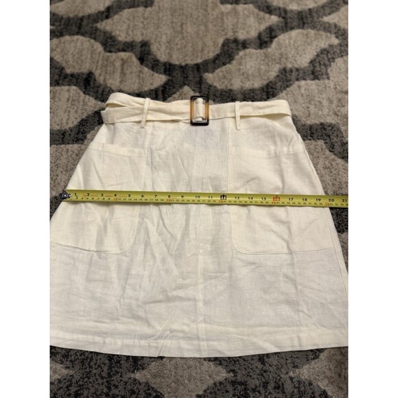 Jones New York Vintage 90s Linen Skirt Size M - Picture 3 of 9